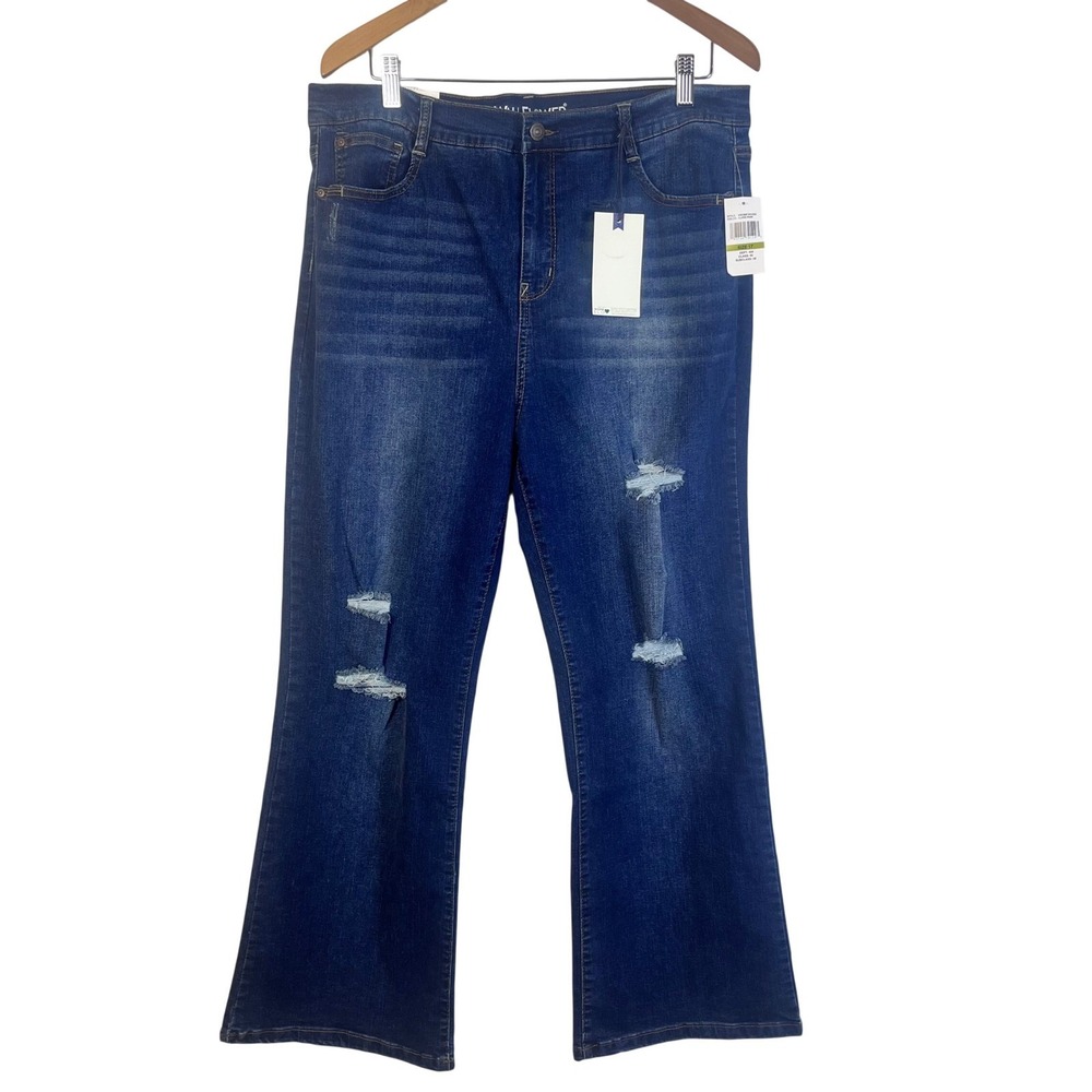 NWT: Wall Flower Jeans Fearless Curvy Super High Rise Junior Size‎ 17/33 (G721)